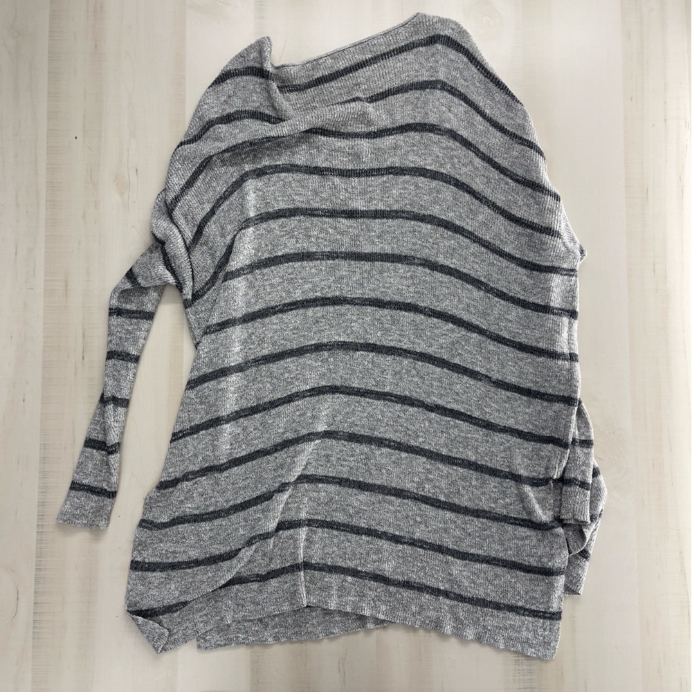 FREE PEOPLE oversized boho striped tunic top sweater M - Picture 5 of 5